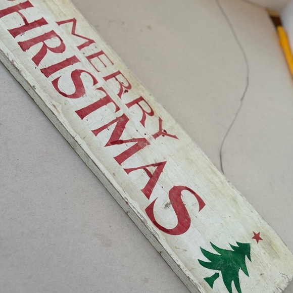 Wood Christmas banner - Picture 2 of 4